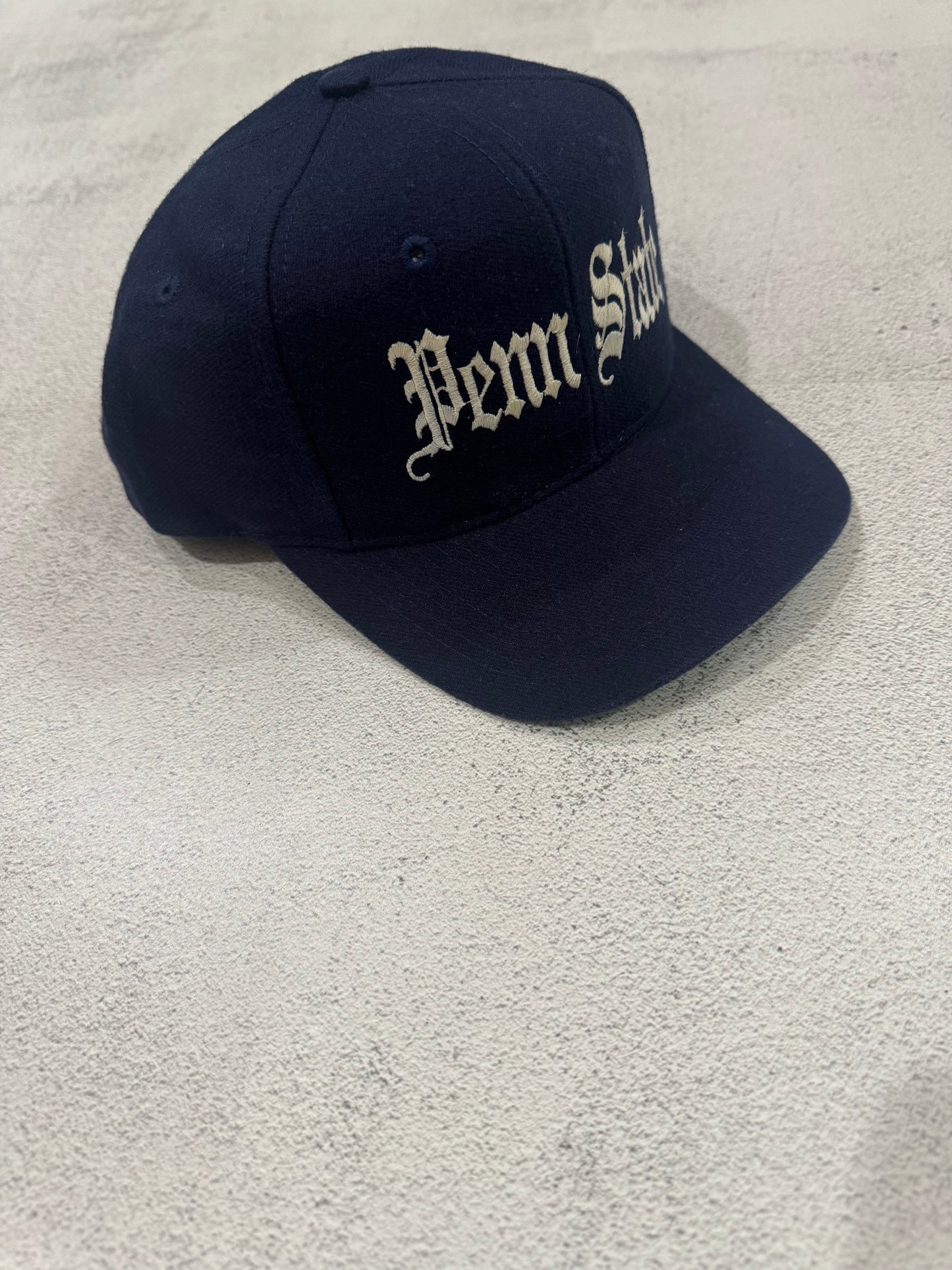 Vintage 90s Penn State “Old English” Baseball Cap BLUE