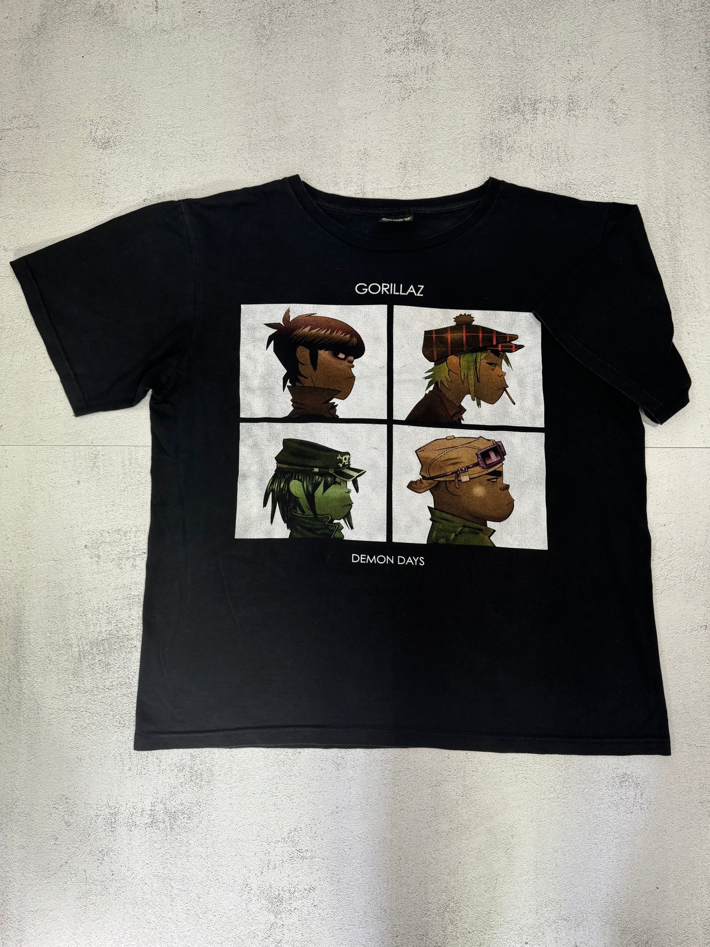 Vintage Gorillaz "Demon Days" 2000s T-Shirt XL
