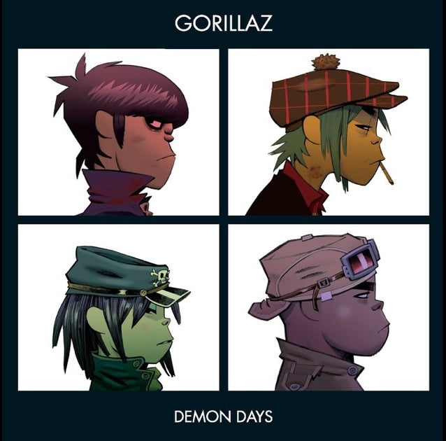 Vintage Gorillaz "Demon Days" 2000s T-Shirt XL