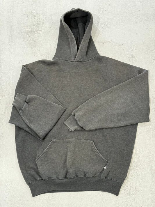 Vintage 90s Boxy Russell Pull-Over Hoodie XL GREY