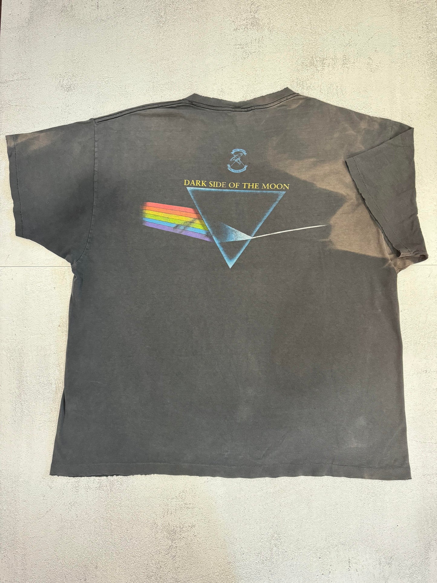 Vintage 90s Pink Floyd "Dark Side of the Moon" Tee XL BLACK