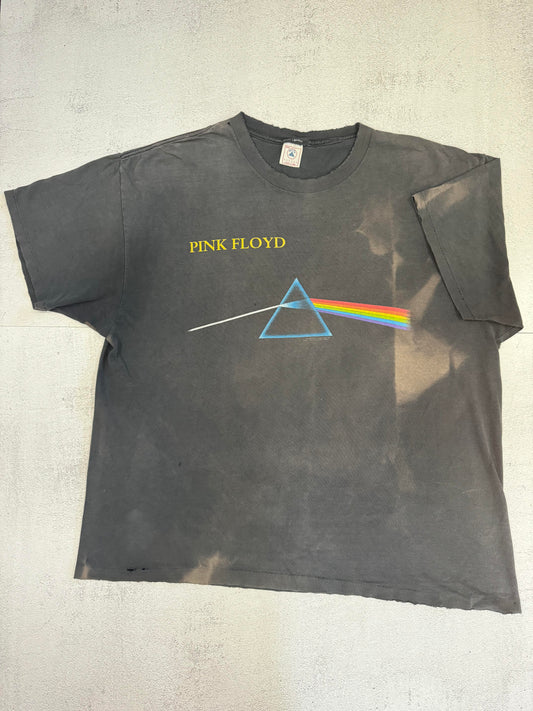 Vintage 90s Pink Floyd "Dark Side of the Moon" Tee XL BLACK