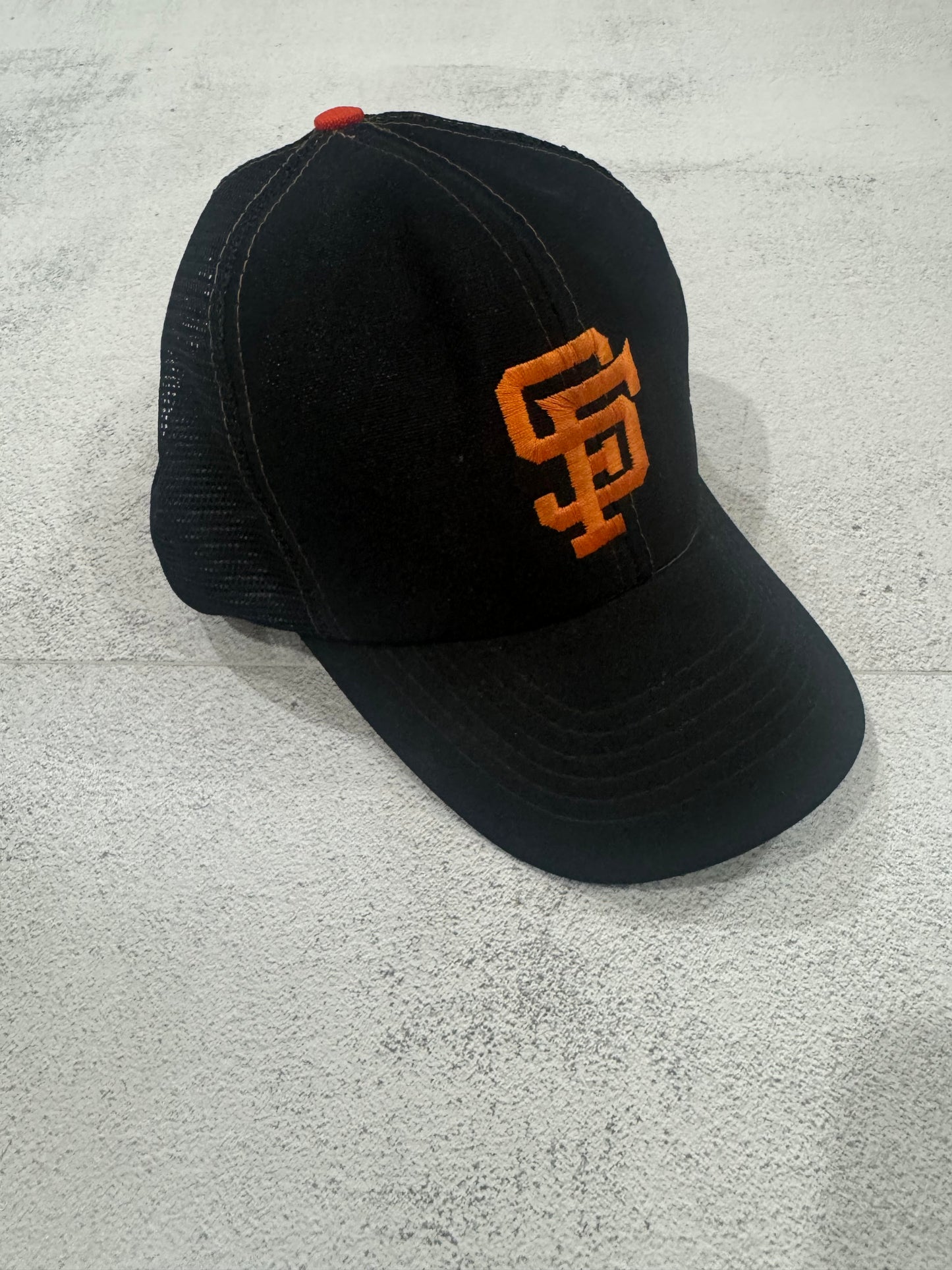 Vintage 90s San Franciso Giants Trucker Cap BLACK